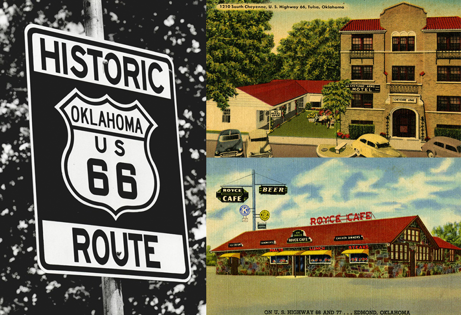 US-Route-66 Postcards